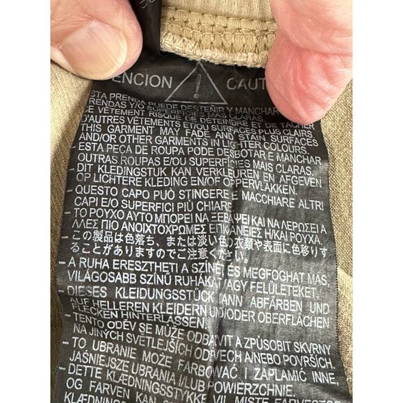 ZARA X-Small Beige Drawstring Joggers Sweatpants Pants Sports Athleisure - Picture 12 of 13